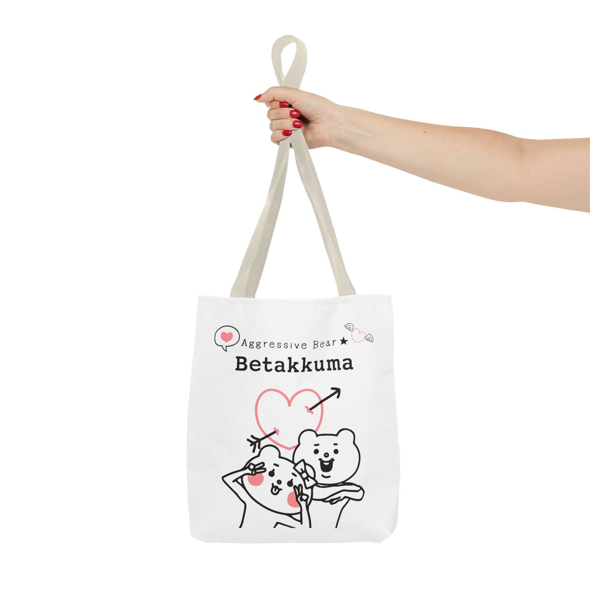 Betakkuma Arrow Heart Tote Bag